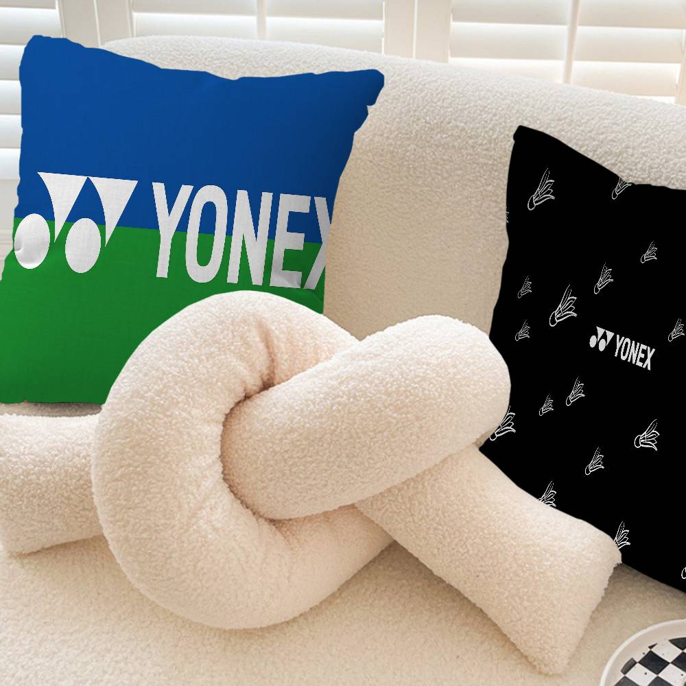 Fashion Badminton Y-Yonex Pillow Cover for Bedroom Room and Living Room Sofa Decorative Cushion Cover