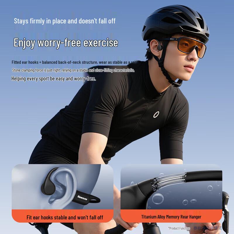 Newmine G10 IPX8 Bone Conduction Bluetooth Swimming & Sports Headphones with 32GB Memory