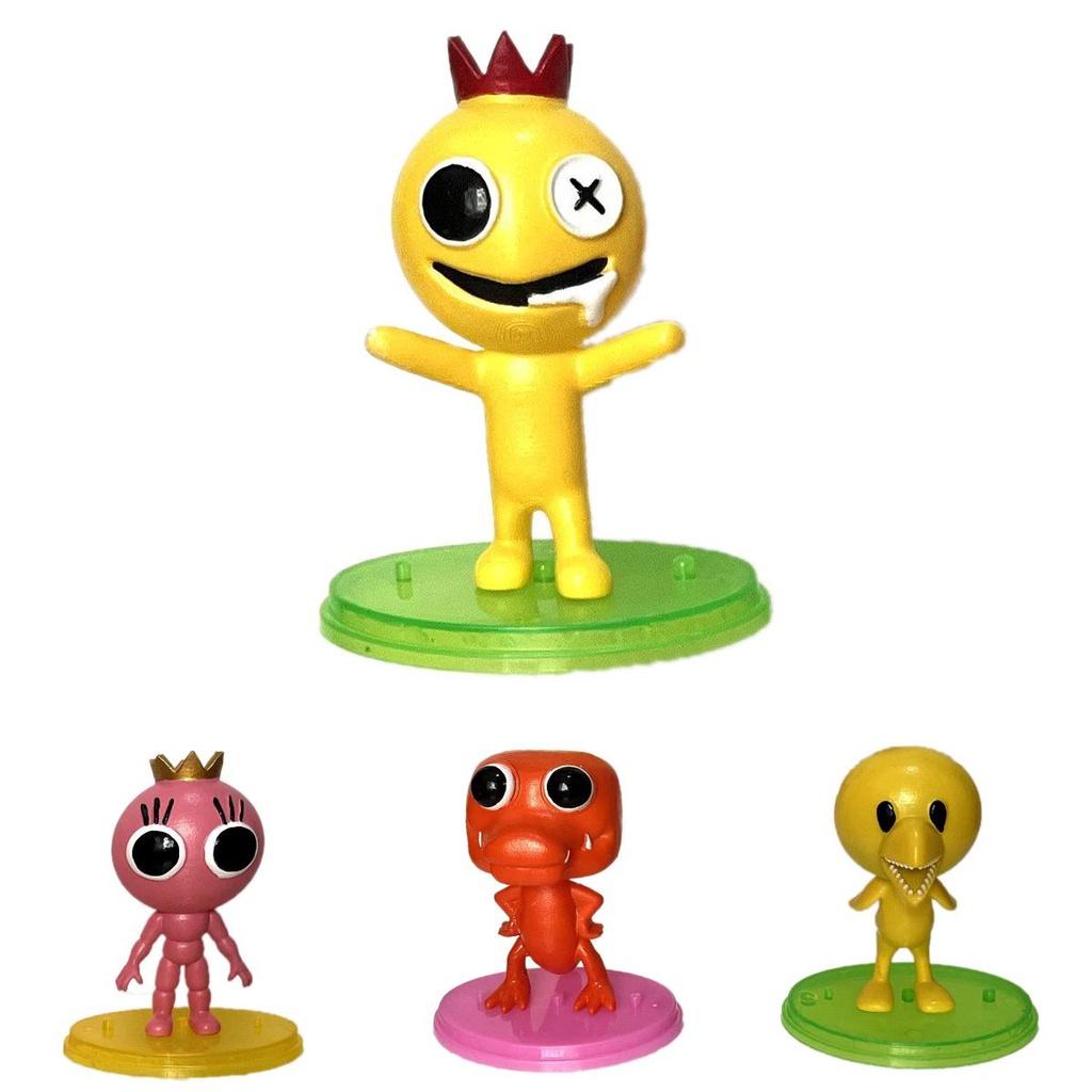 Roblox Rainbow Friends Q Версія 6 шт. Ляльки ручної роботи з ПВХ для дитячої ігрової колекції