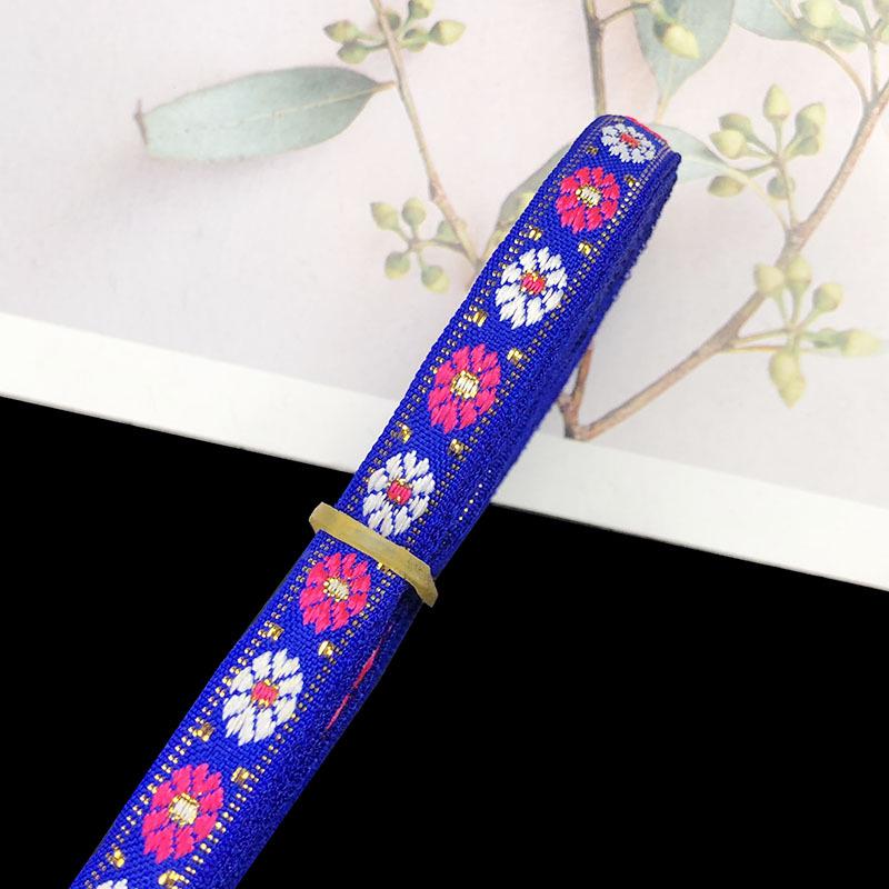1cm Ethnic Embroidery Lace Trim for Dance Costume and Clothing Accessories