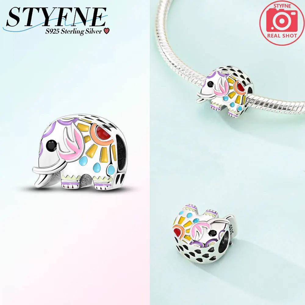 Charm Bead Charms Plata Elephant Squirrel Tiger Bead Charms for Charm Bead Charms copper Bracelets Bead Charms Jewellery Making Womens Gift