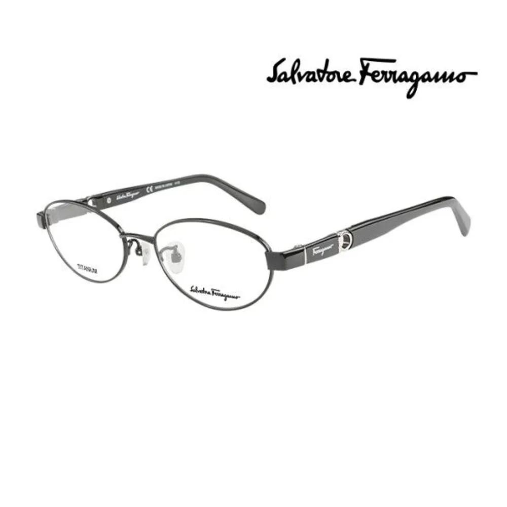 [Salvatore Ferragamo] Оправы для очков SF2532A 001_J [50] Круглые титановые женские очки SF2532A 001_J [50]