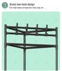 Home Youxin Corner Storage Shelf for Clothes and Hats - Dustproof, Elegant, and Space-Saving Design