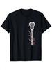 Lacrosse Stick Headgear Printed T-Shirt, Unisex's Printed T-Shirt