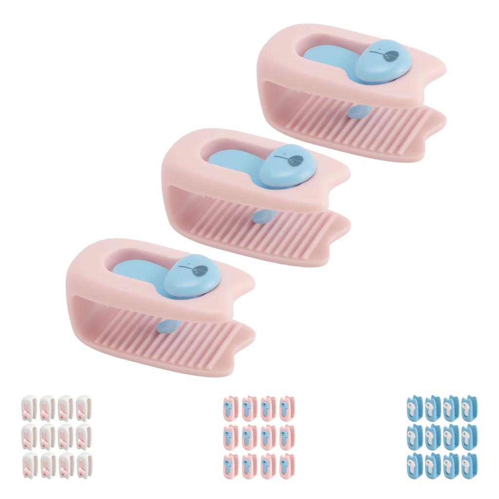 12 Bettdeckenclips verhindern das Verrutschen von Bettdecken, Kunststoffklemmen für Daunendecken, Steppdecken und Bettlaken