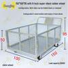 Zhongjing Folding Warehouse Cart with Mesh Fence