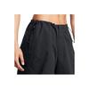 Under Armour Unstoppable Solid Loose Fit Button Design Soft Straight Leg Casual Pants Women Bottoms Black 1388856-001