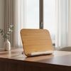 Book Stand for Reading Wooden Bookstand Foldable Portable Adjustable Holder Textbook Sheet