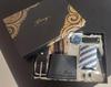 Fancy & Yc M2901 Low MOQ 1PCS Men Business Gifts Set 8-piece Quartz Watch, Belt, Wallet, Tie, Pen, Bracelet, Cuff Link, with Box