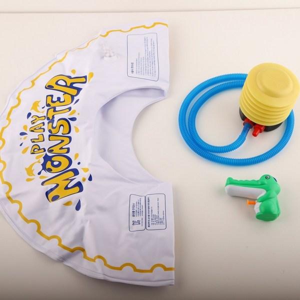 Children's tube + foot pump + animal mini water gun water play set tube set, children's tube 60cm, 1 piece, Korean water fun items