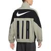 Nike Air Woven Jackets Men's Gray Stand Collar Moderate Other HV0881-320