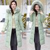 Winter Parkas Thick Warm Down Cotton Jacket Women Casual Fur Collar Hooded Padded Clothes Female Slim Overcoat