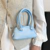 Korean Version of High-end Casual Simple Solid Color Hand-held Shell Bag Niche Trend Versatile Commuter Chain Messenger Bag Women