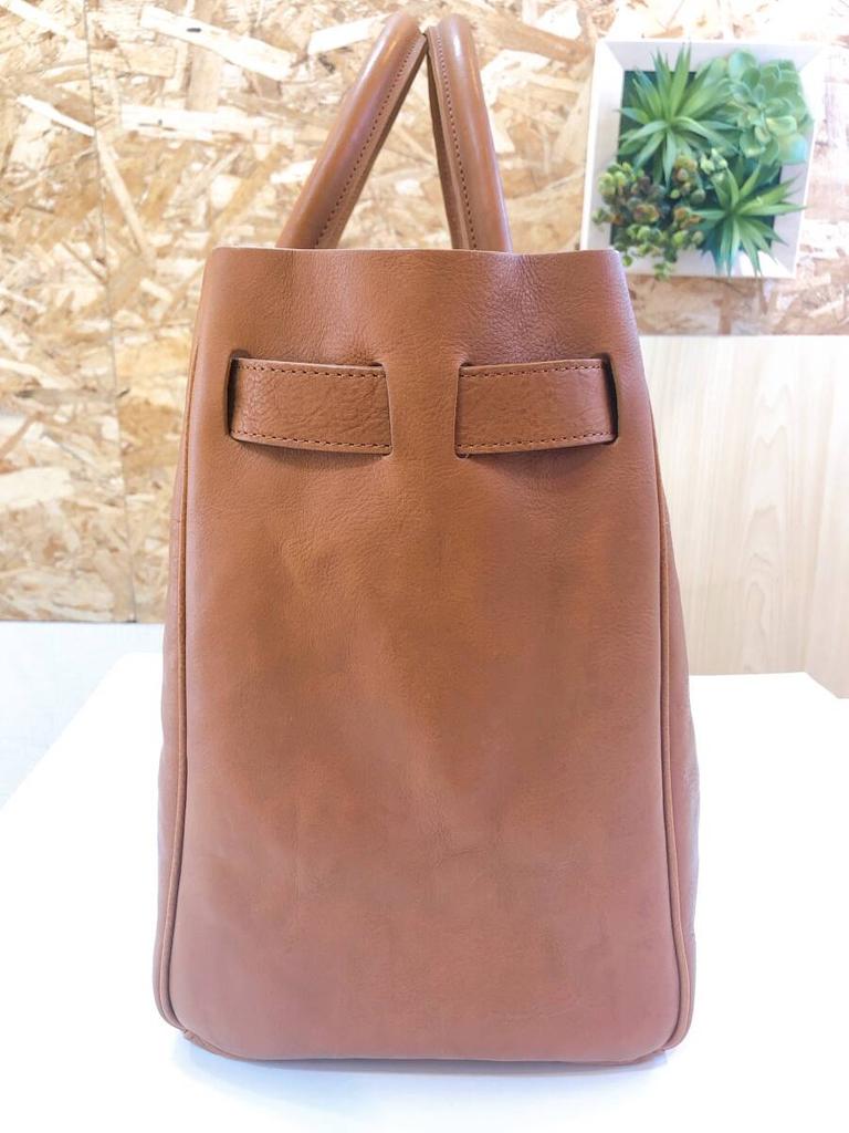[USED] Parantica Sita Turnlock Leather Tote Bag Camel Women's Handbag Japan Import