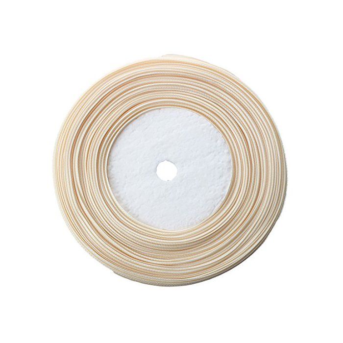 Organzaband - Cupsofu - 3/8 tommer - 50 yards - Beige