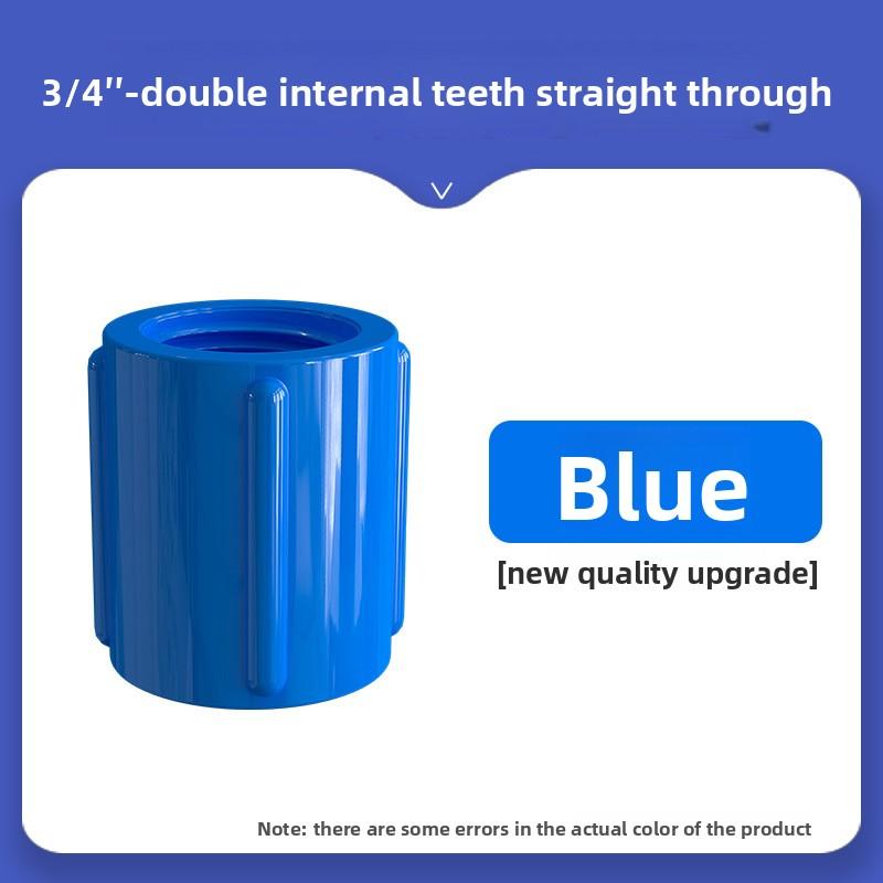 PVC 1/2 3/4 1 Inch Female Thread Connector 20/25/32mm Straight Elbow Tee 3-Way Adapter For Garden Irrigation Aquarium Pipe