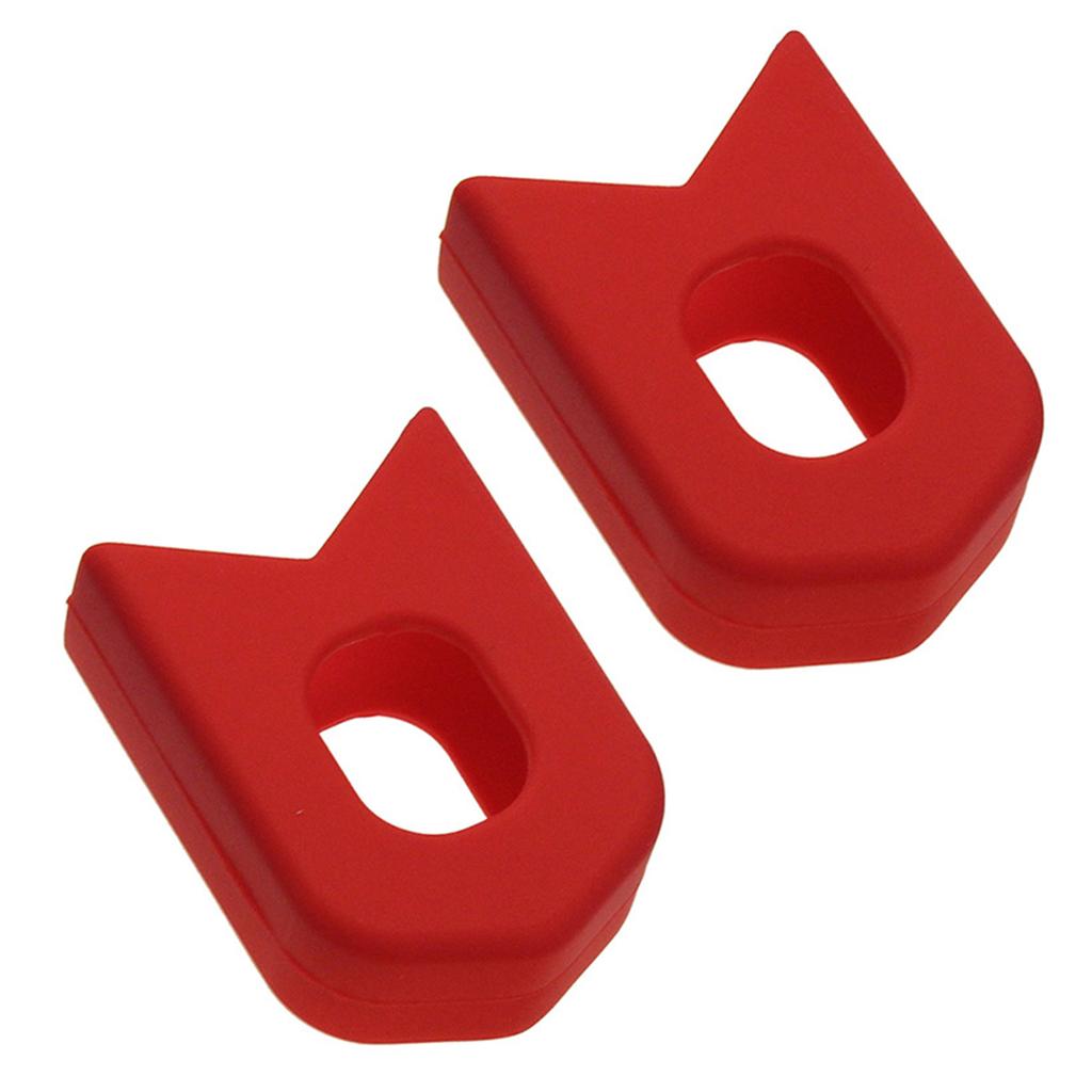 Bicycles Crank Protective Cover Silicone Arm Boot Bike Crankset Protective Sleeve Cover Mountain Bike Crank Protectors