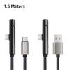 240W Fast Charging USB C Cable Built-in Phone Stand Wear-resistant Braided Nylon Data Cord for Home Outdoor Use