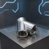 Y Splitter Shape PC Water Cooling Fitting 3 Way Liquid Cooling Fitting  Custom Loop Systems