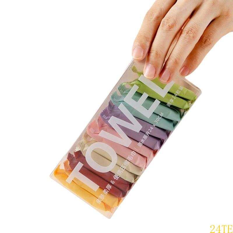 Compressed Cotton Face Towels Gentle On Skin Convenient Bath Towel For Travel And Daily Cleaning