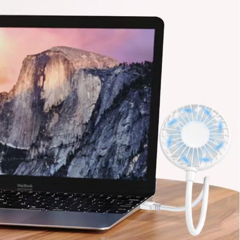 1 Piece Silent Cooling Power Bank Wireless Mini Play Plug Fans Summer Long Usb Rechargeable Handheld Fan