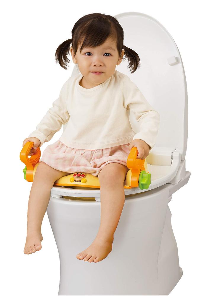 Agatsuma Anpanman auxiliary toilet seat with step 1 piece 2-way (x 1)