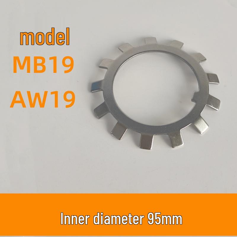 AN Locking Slotted Round Nut Set with KM Lock Washer (AW0405-14)