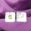 Natural Peridot 925 Sterling Silver Stud Post Trendy Birthday Gift New Earrings EE-146-19