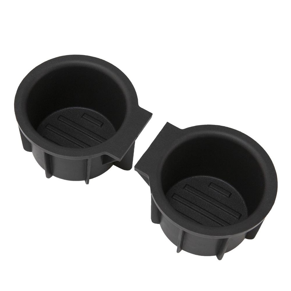 1 Pair Front Center Console Cup Holder Rubber Insert For 2009-2014 Ford F-150