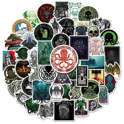 10/50pcs Cthulhu Stickers Great Cthulhu Graffiti Stickers for DIY Luggage Laptop Skateboard Motorcycle Bicycle Stickers