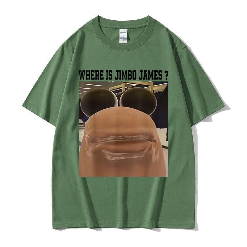 Where Is The Worm Marcus Jimbo James Funny Meme Tshirt Unisex Women Casual Vintage Cotton T Shirts Unisexs Oversized Short Sleeve