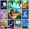 Lilo Stitch Peter Pan Cartoon Diamond Painting New Full Diamond Fresh Fairy Tale Style Handmade DIY Diamond Embroidery Material Package