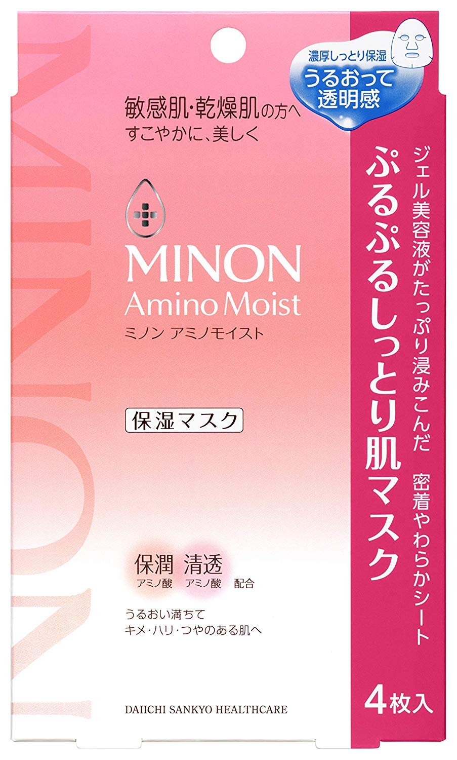 

Маска для увлажнения кожи Minon Amino Moist Plump 22 мл x 4 шт. x 3 коробки [3 коробки] (4987107616647-3)