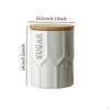 Ceramic Canister Countertop Decor Compact Sealed Bin Modern Food Container Storage Jar