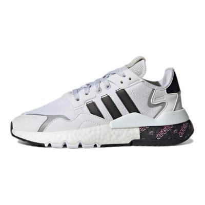 Originals Nite Jogger Schnürschuhe Strapazierfähige Low-Top Lifestyle-Sneaker Damen-Sneaker Weiß Schwarz Grau H01735