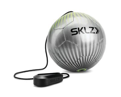 SKLZ Soccer Ball Training Kick Trainer, Size 1, with 1.5m Rebound Cord, for Self-Training, Improves Trapping Accuracy, Passing, and Ball Control, Juni