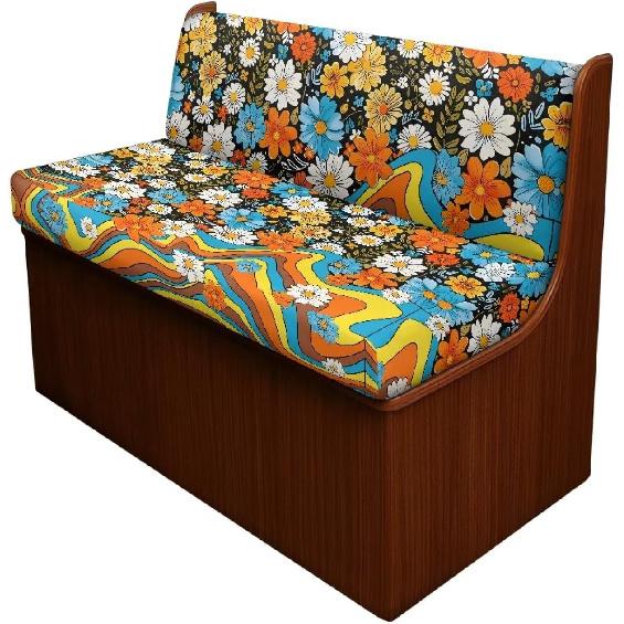 Retro Brown Cow Pattern RV Dinette Cushions Covers Replacement Rv Couch Cover Camper Cushion Slipcovers Home & Kitchen Accessories Universal Fit RV Groovy Hippie Daisy Flowe