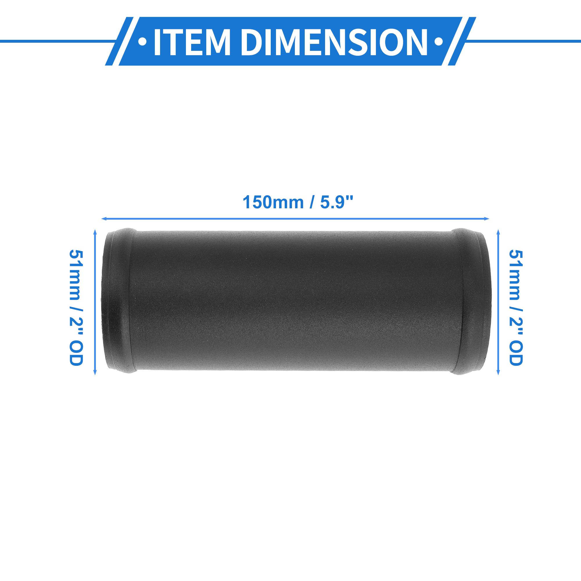 X Autohaux Universal Straight 6064 Aluminum Alloy Tube 51/57/64/76/83/89/95/102/127mm OD 150mm Length Air Intake Connection Hose OD 51mm