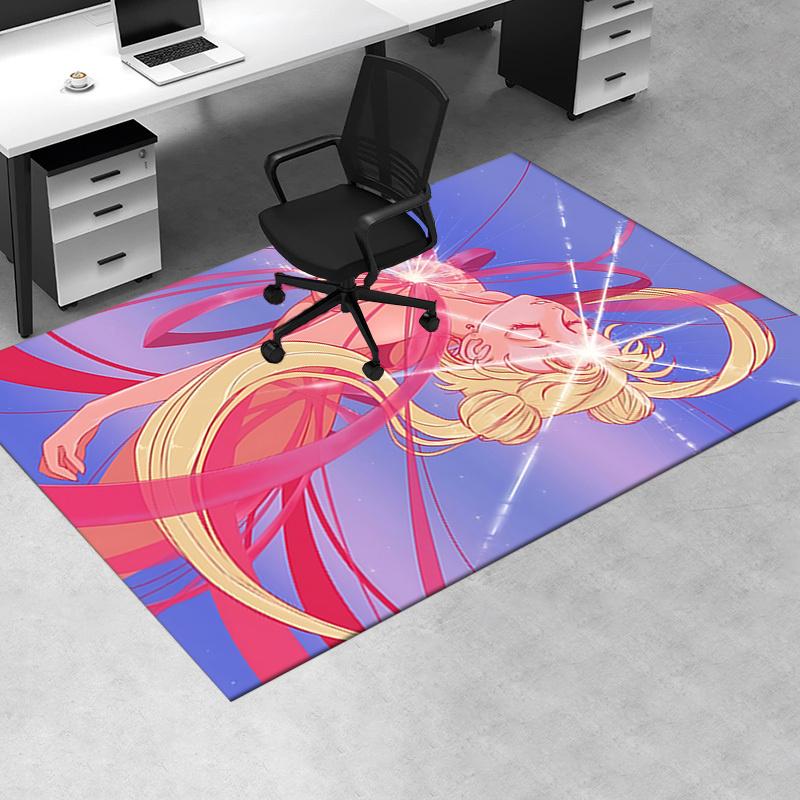 Sailor Moon Chair Mat: Office Carpet, Oversized Rug for Home Decor, Sofa Mat, Desk Protector, Gift I