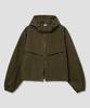 AGOD Washed Canvas Hooded Jacket [Brown]