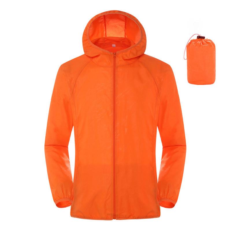 Chaquetas de senderismo para hombre y mujer, impermeables, con protección solar, cortavientos, para acampar, escalar, para exteriores, impermeables, ropa portátil
