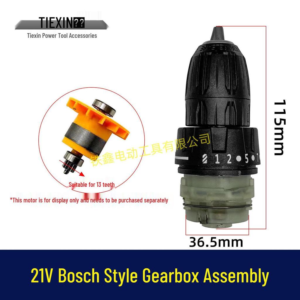 Dr. Series 16.8V/21V Brushless Lithium Drill with Impact, Three-Function Gearbox and 13-Teeth, Model 02690.