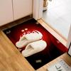 Fc Crest Design Printed Office Carpet Chair Cushion  Entryway Rug, Rugs for Living Room, Bedroom Christmas gifts