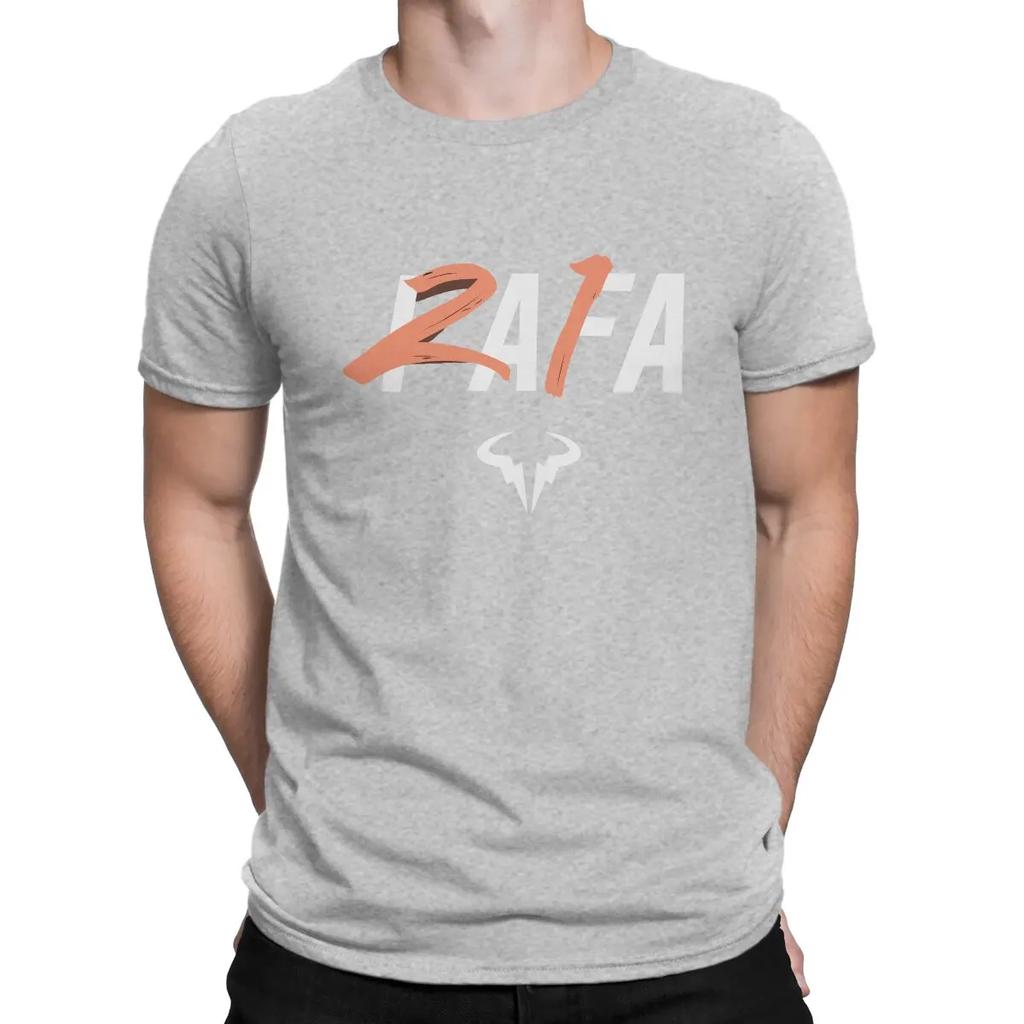 Men's T-Shirts Poster Leisure 100% Cotton Tee Shirt Short Sleeve R-RAFA T Shirts Crew Neck Clothes Printing