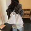 Star Print Tote Bag for Women Fashion Handbag with Star Charm Drawstring Detail