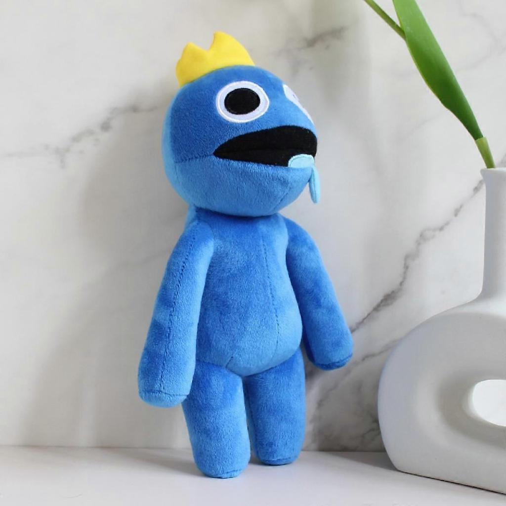 Rainbow Friends Plush Toys,11.8" Rainbow Friends Night Stuffed Animal Plush Doll,Rainbow Friends for Fans Kids Birthday (Blue)