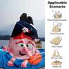 1Pc Cute Cartoon Character KikoRiki Blanket Soft Comfortable Polyester Blanket All Season Warm Throw Bedroom Office Outdoor Use Perfect Christmas Gift