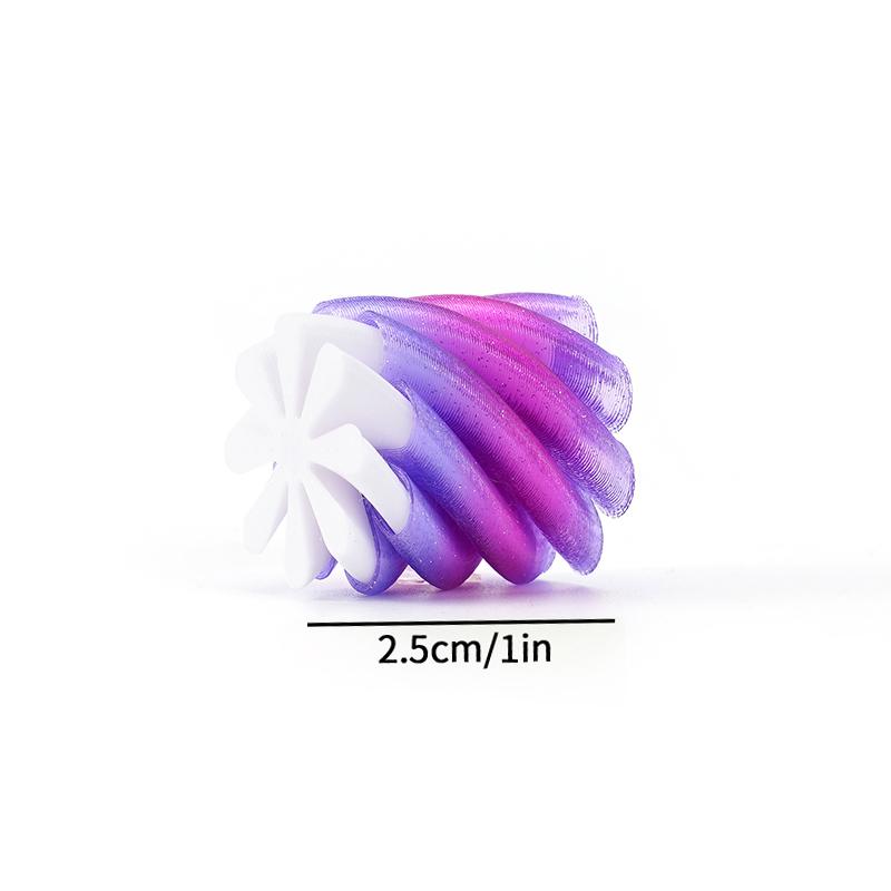 3D Printed Rotating Pyramid Toy 3d Spiral Cone Release Pressure Toys Desktop Accessorie Printed Through Pyramid Spiral Cone Toy