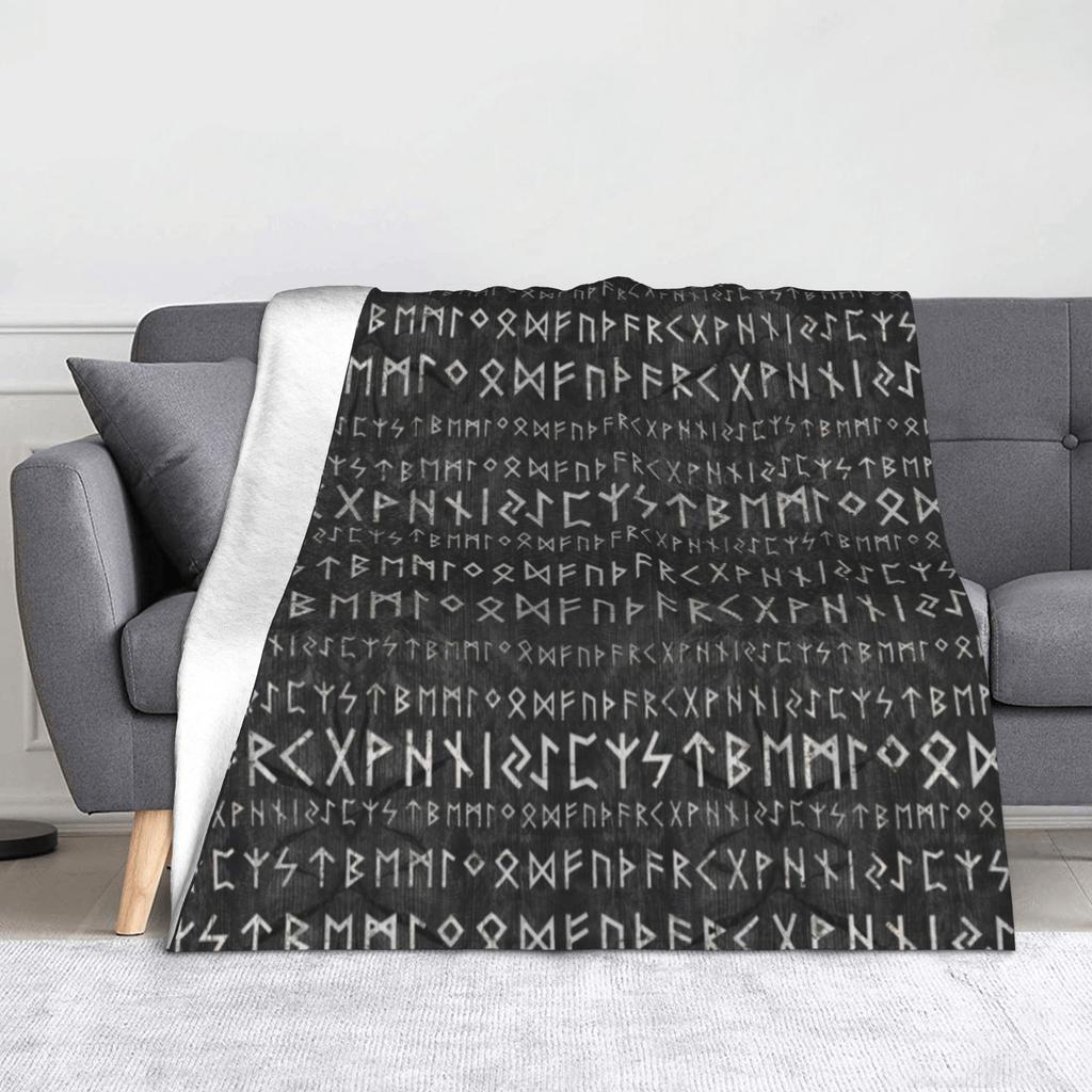 Tree of Life Yggdrasil Blanket Flannel Autumn Valhalla Viking Breathable Super Soft Throw Blankets for Bedding Office Bedspread