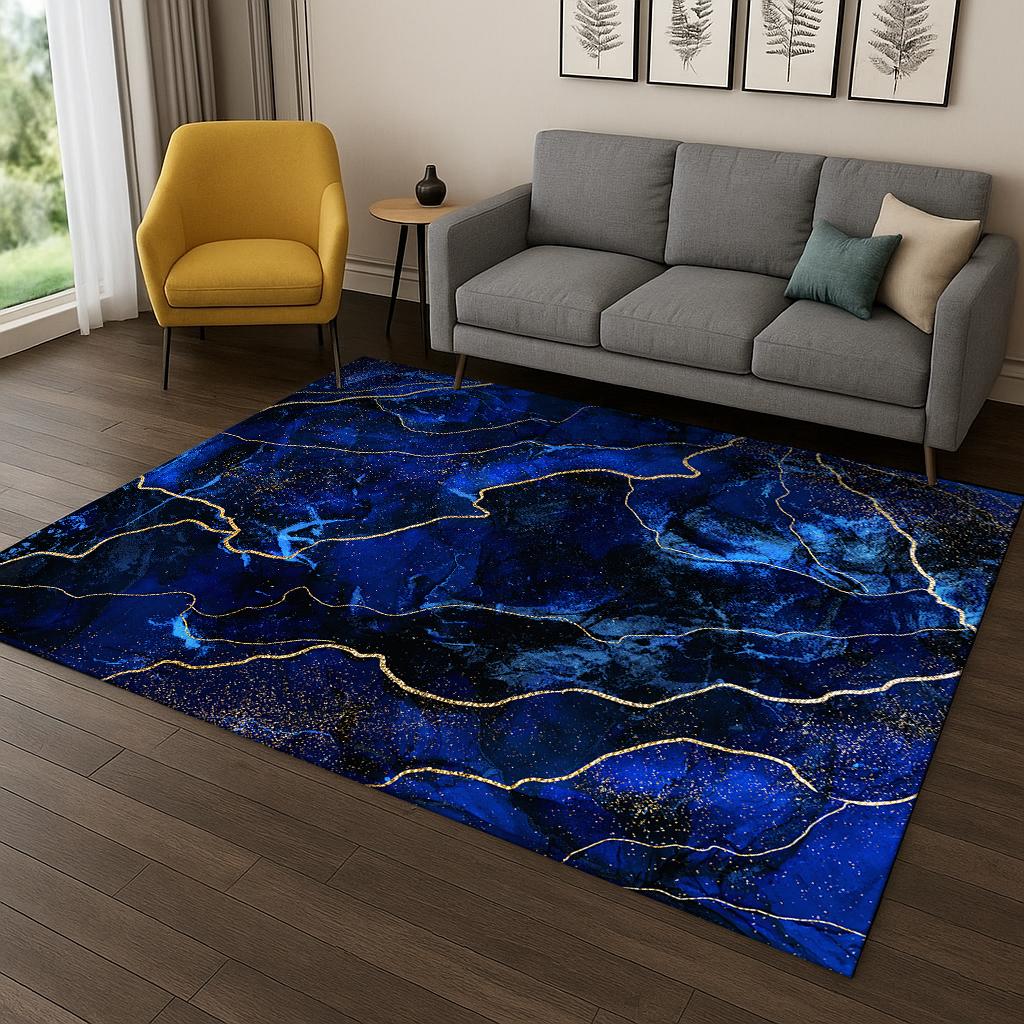 3D Marble Texture Pattern Carpet Rug for Home Bedroom Living Room Sofa Doormat Kitchen Decor,Kid Game Non-slip Floor Mat Gift